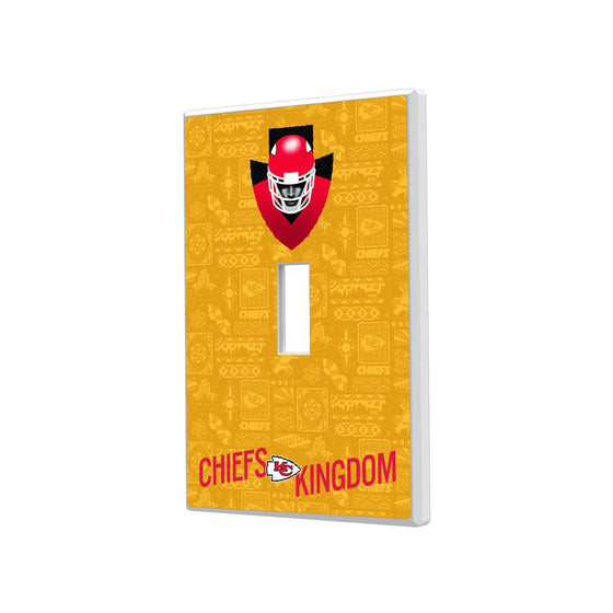 Kansas City Chiefs 2024 Illustrated Limited Edition Hidden-Screw Light Switch Plate-0