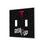 Atlanta Falcons 2024 Illustrated Limited Edition Hidden-Screw Light Switch Plate-2