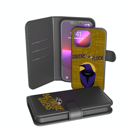 Baltimore Ravens 2024 Illustrated Limited Edition Wallet Phone Case-0