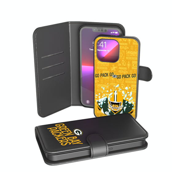 Green Bay Packers 2024 Illustrated Limited Edition Wallet Phone Case-0