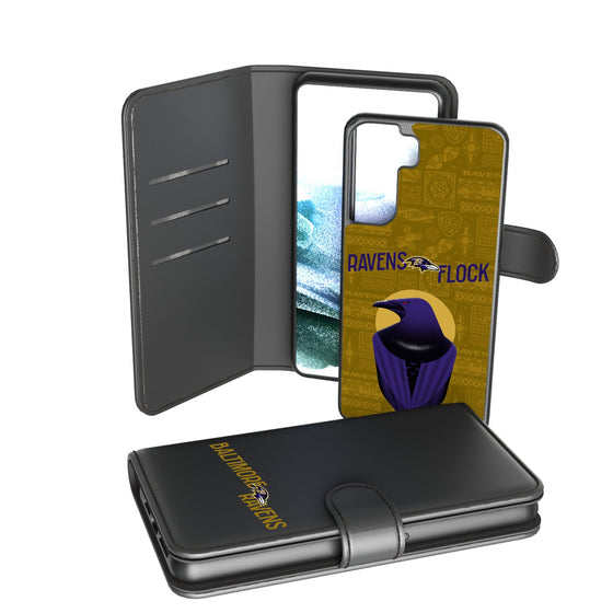 Baltimore Ravens 2024 Illustrated Limited Edition Wallet Phone Case-1