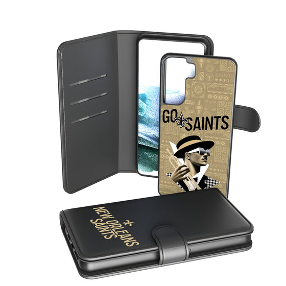 New Orleans Saints 2024 Illustrated Limited Edition Wallet Phone Case-1