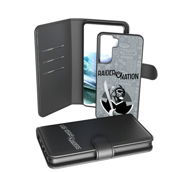 Las Vegas Raiders 2024 Illustrated Limited Edition Wallet Phone Case-1