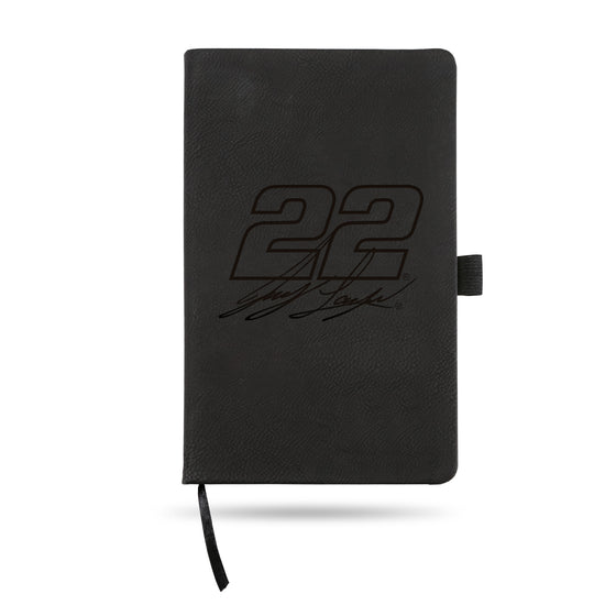 NASCAR Auto Racing Joey Logano Black Jounral/Notepad 8.25" x 5.25"- Office Accessory
