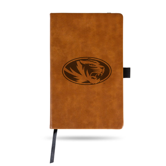 NCAA  Missouri Tigers Brown Jounral/Notepad 8.25" x 5.25"- Office Accessory