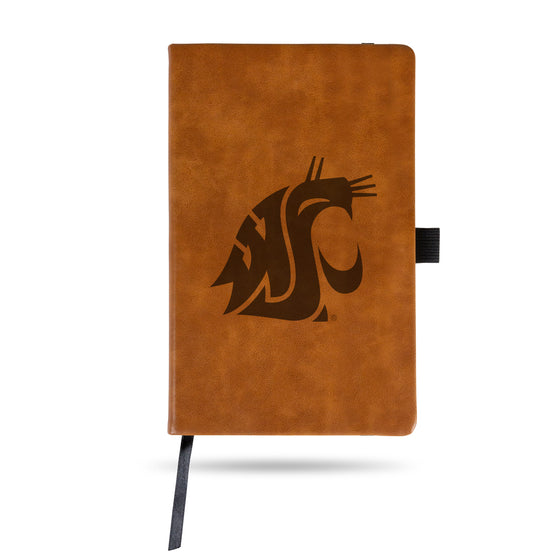 NCAA  Washington State Cougars Brown Jounral/Notepad 8.25" x 5.25"- Office Accessory