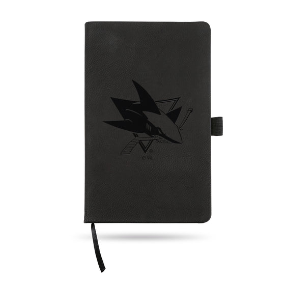 NHL Hockey San Jose Sharks Black - Primary Jounral/Notepad 8.25" x 5.25"- Office Accessory
