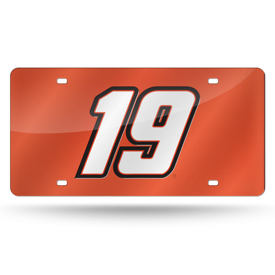 NASCAR Auto Racing Martin Truex Jr #19 12" x 6" Laser Cut Tag For Car/Truck/SUV - Automobile Décor