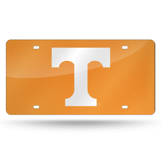 NCAA  Tennessee Volunteers Orange 12" x 6" Laser Cut Tag For Car/Truck/SUV - Automobile Décor