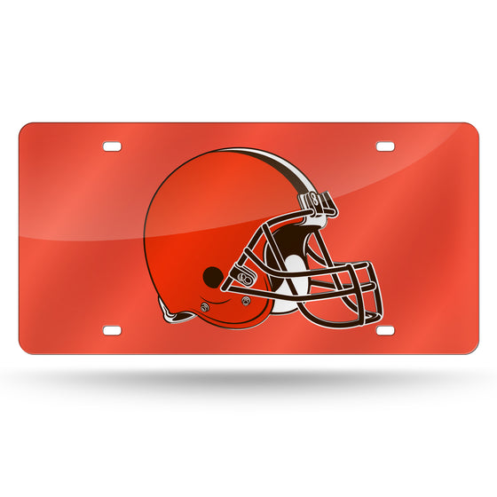 NFL Football Cleveland Browns  12" x 6" Laser Cut Tag For Car/Truck/SUV - Automobile Décor