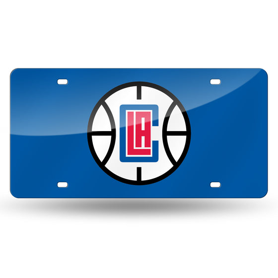 NBA Basketball Los Angeles Clippers  12" x 6" Laser Cut Tag For Car/Truck/SUV - Automobile Décor