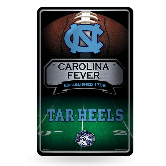 NCAA  North Carolina Tar Heels  11" x 17" Large Metal Home Décor Sign