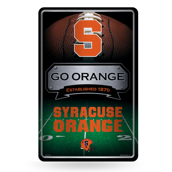 NCAA  Syracuse Orange  11" x 17" Large Metal Home Décor Sign