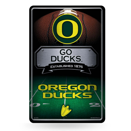 NCAA  Oregon Ducks  11" x 17" Large Metal Home Décor Sign