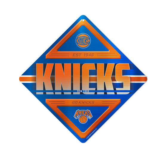NBA Basketball New York Knicks  Metal Sign 16.5" x 16.5" Home Décor - Bedroom - Office - Man Cave