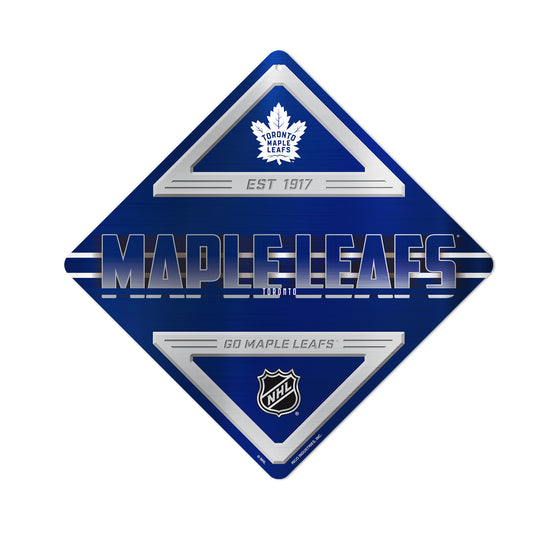 NHL Hockey Toronto Maple Leafs  Metal Sign 16.5" x 16.5" Home Décor - Bedroom - Office - Man Cave