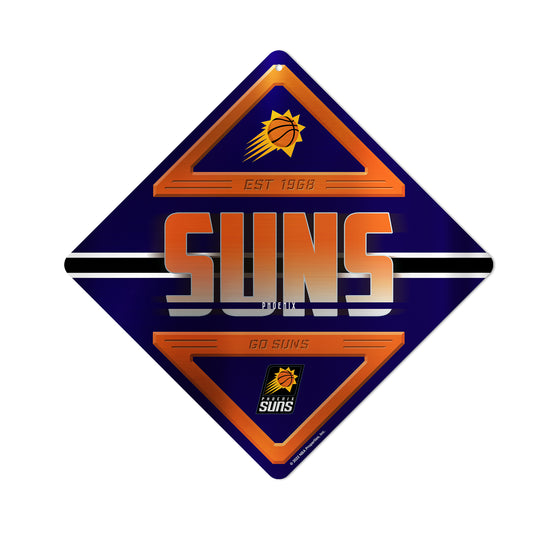 NBA Basketball Phoenix Suns  Metal Sign 16.5" x 16.5" Home Décor - Bedroom - Office - Man Cave