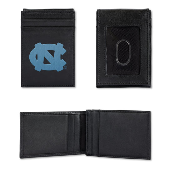 NCAA  North Carolina Tar Heels  Embroidered Front Pocket Wallet - Slim/Light Weight - Great Gift Item