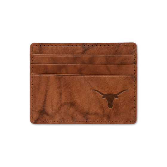 NCAA  Texas Longhorns  Embossed Leather Credit Cart Wallet