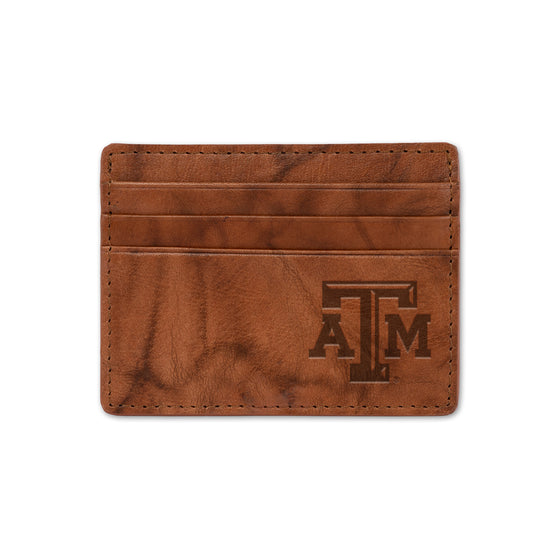 NCAA  Texas A&M Aggies  Embossed Leather Credit Cart Wallet