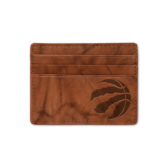 NBA Basketball Toronto Raptors  Embossed Leather Credit Cart Wallet