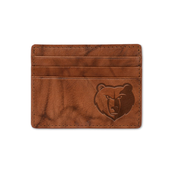NBA Basketball Memphis Grizzlies  Embossed Leather Credit Cart Wallet