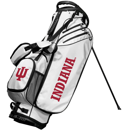 Indiana Hoosiers Birdie Stand Golf Bag Wht - 757 Sports Collectibles