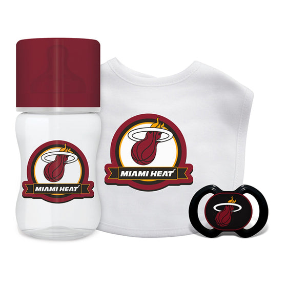 Miami Heat - 3-Piece Baby Gift Set - 757 Sports Collectibles