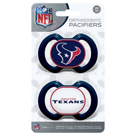 Houston Texans - Pacifier 2-Pack - 757 Sports Collectibles