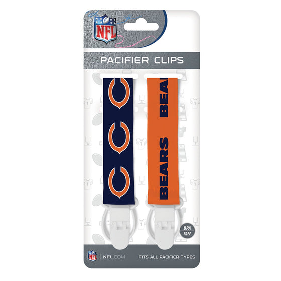 Chicago Bears - Pacifier Clip 2-Pack - 757 Sports Collectibles
