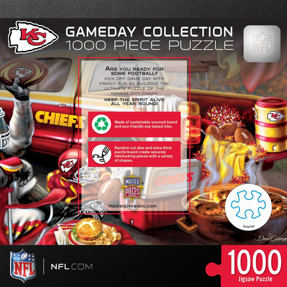 Kansas City Chiefs - Gameday 1000 Piece Jigsaw Puzzle - 757 Sports Collectibles