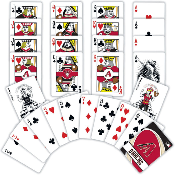 Arizona Diamondbacks Playing Cards - 54 Card Deck - 757 Sports Collectibles
