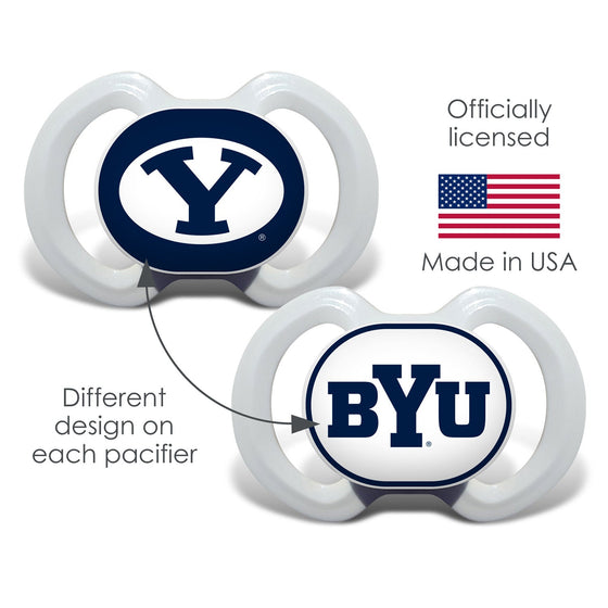 BYU Cougars - Pacifier 2-Pack - 757 Sports Collectibles