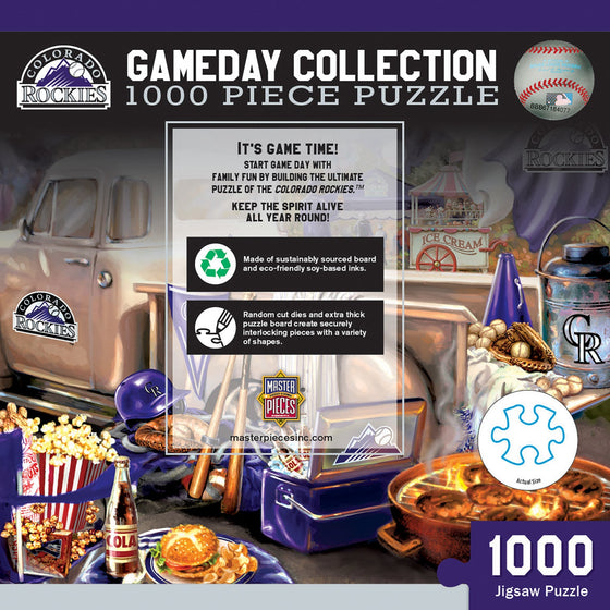 Colorado Rockies - Gameday 1000 Piece Jigsaw Puzzle - 757 Sports Collectibles