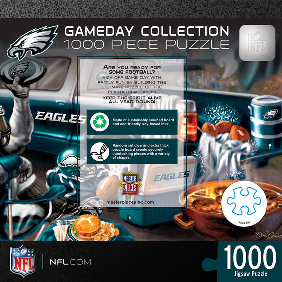 Philadelphia Eagles - Gameday 1000 Piece Jigsaw Puzzle - 757 Sports Collectibles