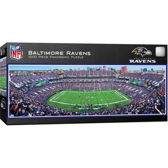 Baltimore Ravens - 1000 Piece Panoramic Jigsaw Puzzle - 757 Sports Collectibles