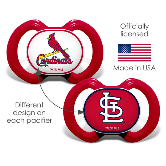 St. Louis Cardinals - Pacifier 2-Pack - 757 Sports Collectibles
