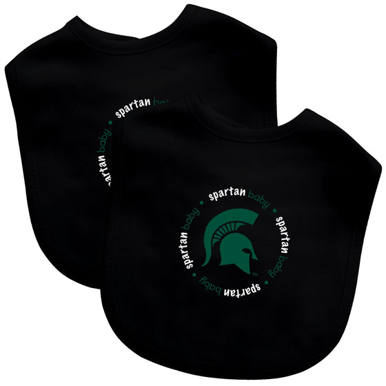 Michigan State Spartans - Baby Bibs 2-Pack - 757 Sports Collectibles