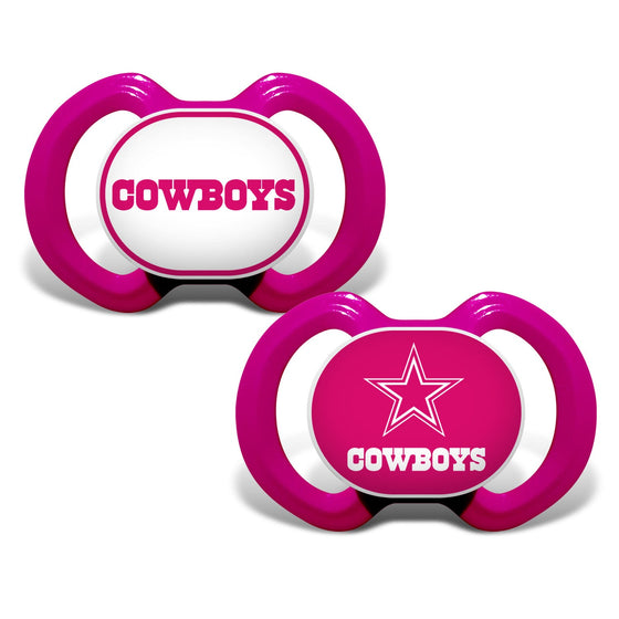 Dallas Cowboys - Pink Pacifier 2-Pack - 757 Sports Collectibles