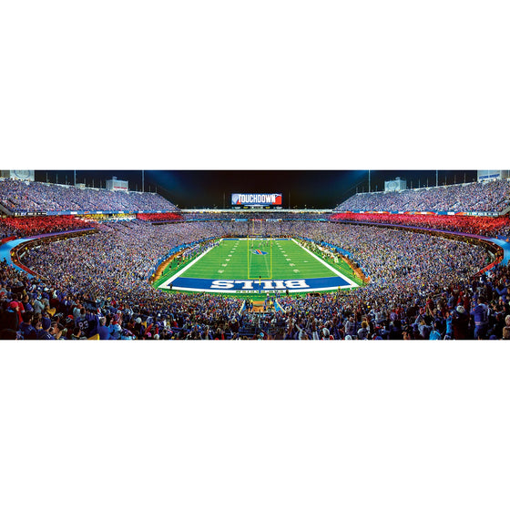 Buffalo Bills - 1000 Piece Panoramic Jigsaw Puzzle - End View - 757 Sports Collectibles