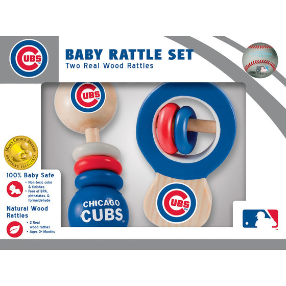 Chicago Cubs - Baby Rattles 2-Pack - 757 Sports Collectibles