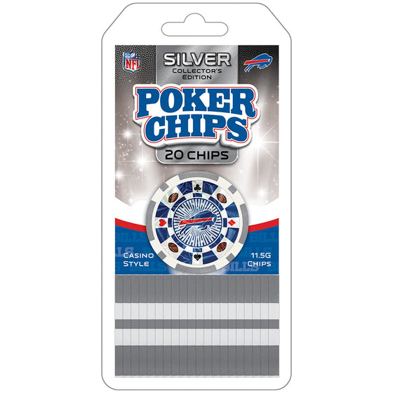 Buffalo Bills 20 Piece Poker Chips - 757 Sports Collectibles
