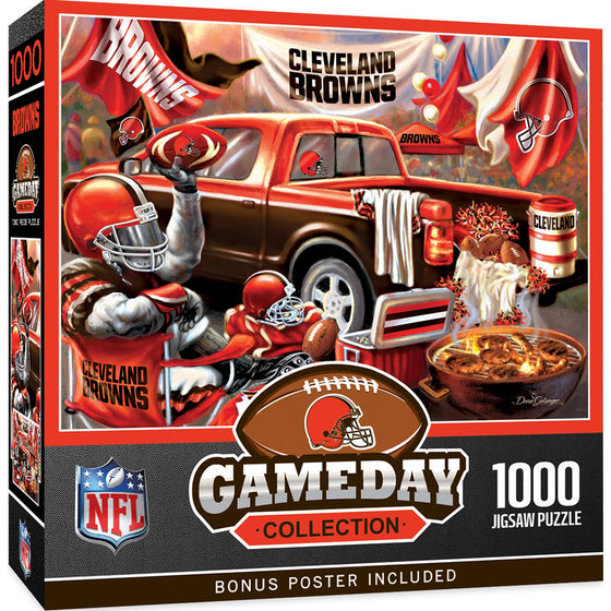 Cleveland Browns - Gameday 1000 Piece Jigsaw Puzzle - 757 Sports Collectibles