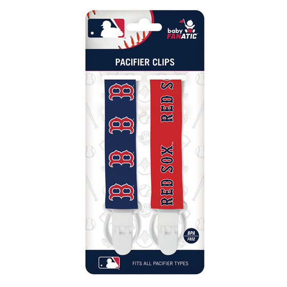 Boston Red Sox - Pacifier Clip 2-Pack - 757 Sports Collectibles