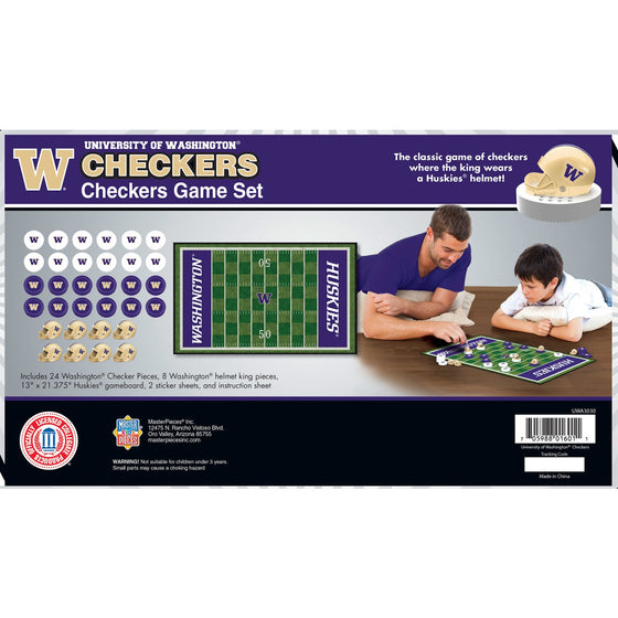 Washington Huskies Checkers - 757 Sports Collectibles