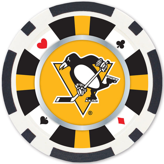 Pittsburgh Penguins 100 Piece Poker Chips - 757 Sports Collectibles