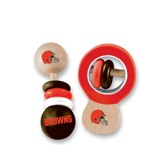Cleveland Browns - Baby Rattles 2-Pack - 757 Sports Collectibles