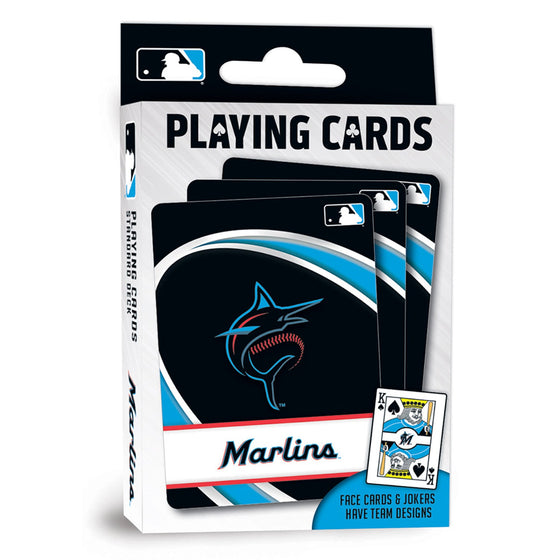 Miami Marlins Playing Cards - 54 Card Deck - 757 Sports Collectibles