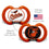 Baltimore Orioles - Pacifier 2-Pack - 757 Sports Collectibles