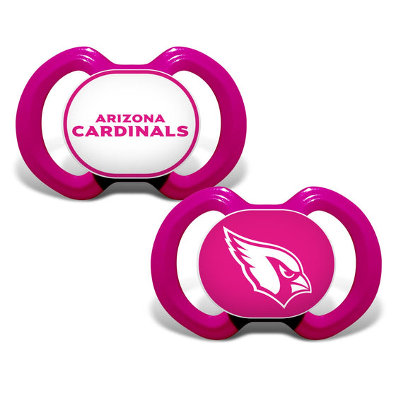 Arizona Cardinals - Pink Pacifier 2-Pack - 757 Sports Collectibles